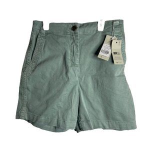Boden Classic Chino Shorts 9" Womens 6 Flat Front Spring Light Green New